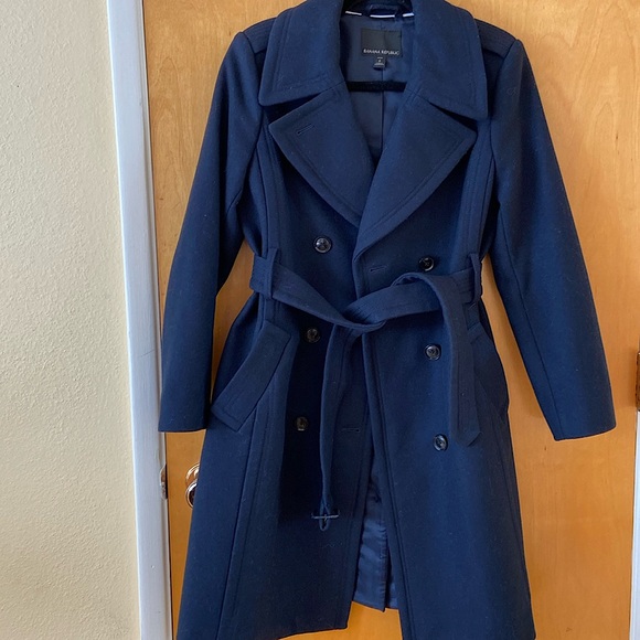 Banana Republic military style wool coat - Picture 1 of 6